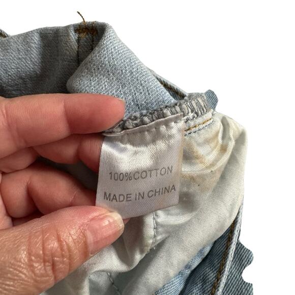 Princess Polly High Rise Wide Leg Y2K Elastic Waist Jeans - Picture 4 of 9